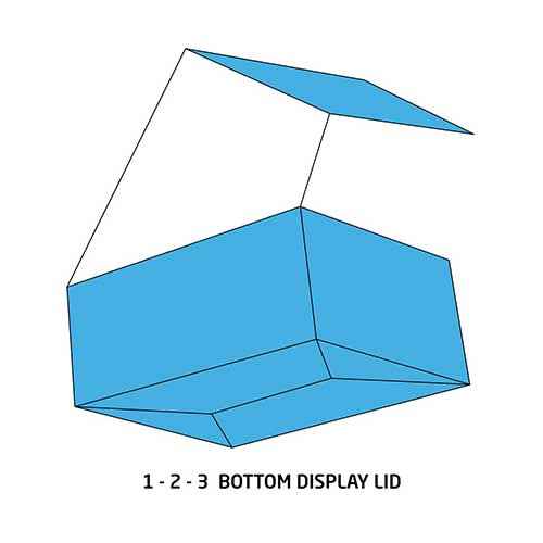 1-2-3 Bottom Display Lid